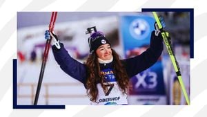 Lou Jeanmonnot Wins Womens Mass Start At Pokljuka