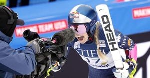 Lindsey Vonn Makes History With Super-G Silver At 40