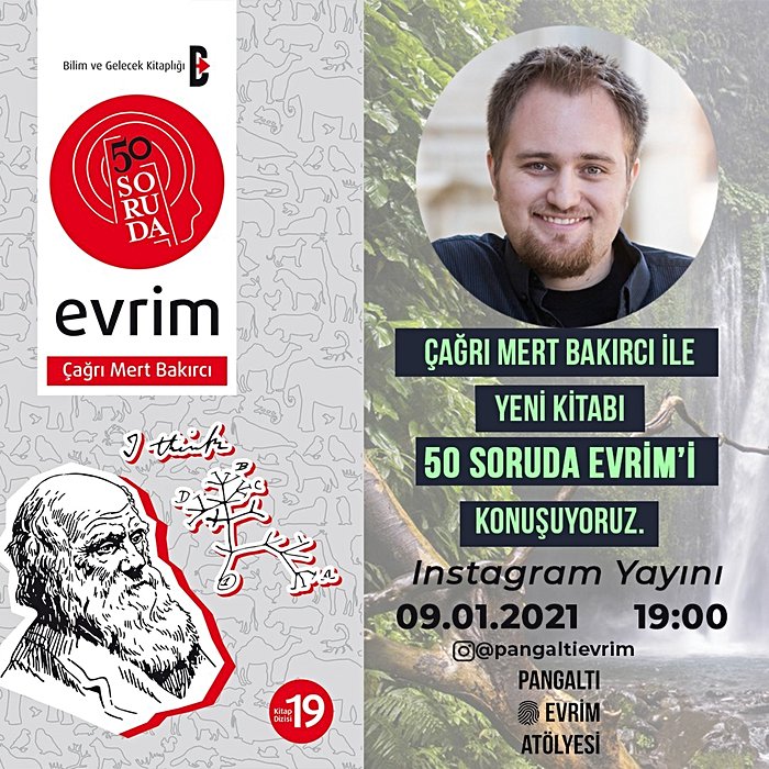 50 Soruda Evrim Kitabı Soru-Cevap (Instagram Canlı Yayını) - Dr. Çağrı Mert Bakırcı - @pangaltievrim