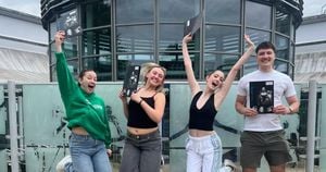 Celebration And Success Shine On A-Level Results Day