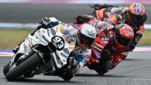 Marquez Triumphs In Thailand MotoGP Sprint Race