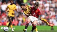Pablo Sarabia's second-half free-kick gives Wolves victory at Manchester United