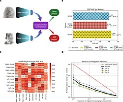 Derin Kontrastlı Öğrenme Yoluyla Kişi İçi Parmak İzi Benzerliğinin Ortaya Çıkarılması.