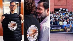 Opposition Protests Over Modi Adani Allegations