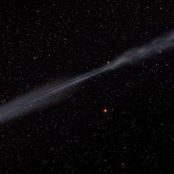  A Split Ion Tail for Comet Lovejoy E4 