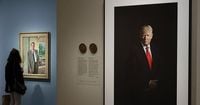 Smithsonian removes impeachment references from Trump portrait display