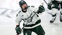 Michigan State's Isaac Howard wins Hobey Baker Award as college hockey's top player