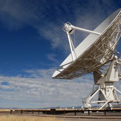 A Big Dish at the VLA Radio Observatory