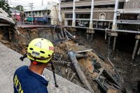 Massive Bangkok Sinkhole Repair Expected to Take About Two Weeks