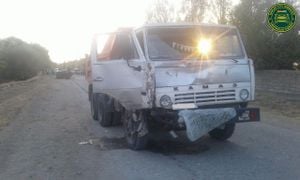 KamAZ Truck Collides With Tractor On Highway, Both Drivers Injured