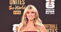 Heidi Klum’s String Thongkini Was Covered In Red Cherries