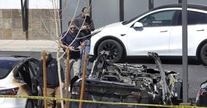 Tensions Rise As Arson Attacks Target Tesla Facilities Nationwide