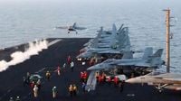 US military loses fighter jet aboard aircraft carrier operating in Red Sea