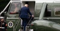 Man Who Shined a Laser at Marine One With Trump Aboard Is Arrested, U.S. Says