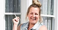 EastEnders' Lorraine Stanley is blushing bride in quirky dress as she ties knot