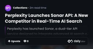 Perplexity AI Launches Sonar API Service To Empower Developers