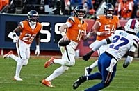 Broncos quarterback Bo Nix out for rest of playoffs with broken ankle after 33-30 OT win over Bills