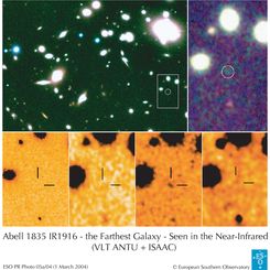 Redshift 10: Evidence for a New Farthest Galaxy