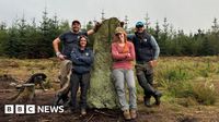 Archaeologists uncover Bronze Age stone circle in Farley Wood