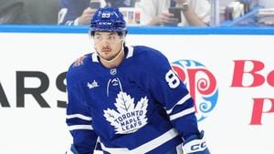 Nicholas Robertson Shines With Two Goals For Maple Leafs