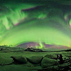 Aurora Over Iceland