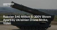 Russian $40 Million S-300V Blown Apart by Ukrainian Drone Strike, Video