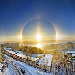 A Sun Halo Beyond Stockholm