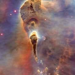  Stars Versus Dust in the Carina Nebula 