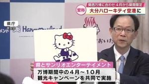 Oita Airport Rebrands As Hello Kitty Destination For Expo