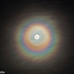  A Colorful Lunar Corona 