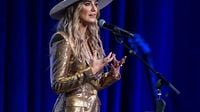 Lainey Wilson plays Hank Williams' guitar during 'Opry 100' tribute: 'I gotta give this thing back?'