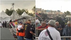 Stage Collapse Injures Seven At Mother's Day Concert