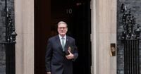 Two men deny conspiring to set fires linked to UK PM Starmer