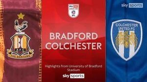 Bradford City Dominates Colchester United With 4-1 Victory