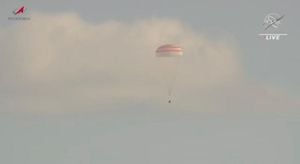 Soyuz Spacecraft Makes Historic Return After Record Mission