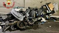 Gravissimo incidente nella galleria di Pusiano, 2 morti e 5 feriti: “Una scena drammatica”