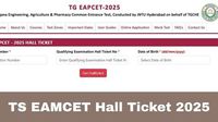 TS EAMCET Hall Ticket 2025 Out: Telangana EAPCET Admit Card Released At eapcet.tgche.ac.in; Get Direct Link Here