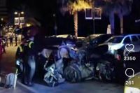 Detenida la conductora del coche que embistió una terraza en Fuengirola y dejó dos muertos y 10 heridos, tres de ellos graves