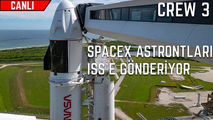 SpaceX Astronotları Uzay İstasyonuna Gönderiyor | Crew 3 Görevi