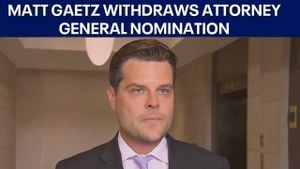 Matt Gaetz Withdraws From Attorney General Nomination Following Pressure