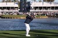 Players 2025: Strange scene in interview room caps J.J. Spaun's heartbreaking playoff loss to Rory McIlroy