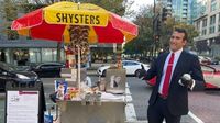 This furloughed IRS lawyer is living out his dream of being a hot dog vendor