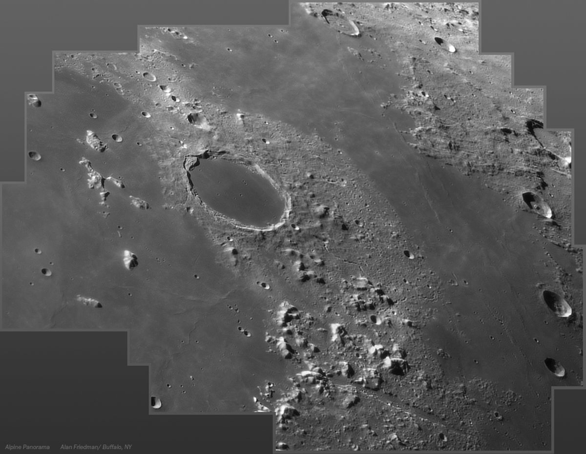 Plato and the Lunar Alps