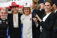 Kate Middleton gives shout out to England before the Women’s Rugby World Cup win