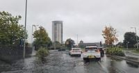Weather warning sees trains cancelled, major roads hit and Severn Bridge closed