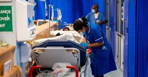 NHS Waiting List Falls But Winter Pressures Mount