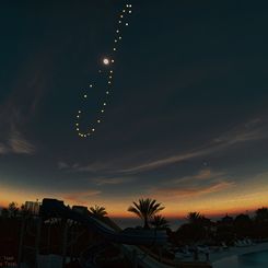 Tutulemma: Solar Eclipse Analemma