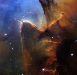 Hubble'ın 36. Yıl Dönümü Hediyesi: Trifid Nebulası'nın Büyüleyici Yeni Görüntüsü.
