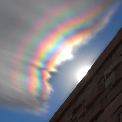 An Iridescent Cloud Over Colorado