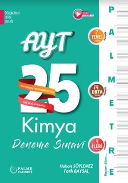 PALMETRE AYT KİMYA 25 DENEME SINAVI